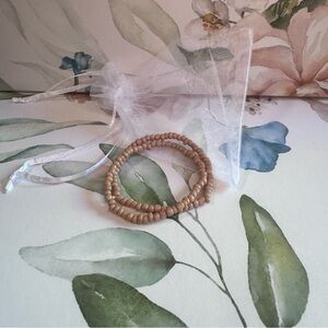 Mauve Beaded Bracelet